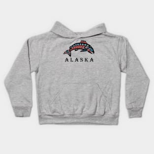 Alaska Pride, salmon Kids Hoodie